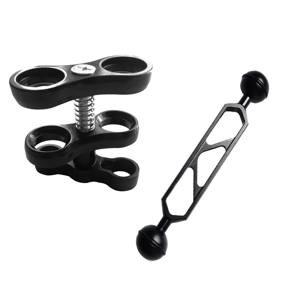Scuba Diving Light Butterfly Clip Arm Extension Ball Joint