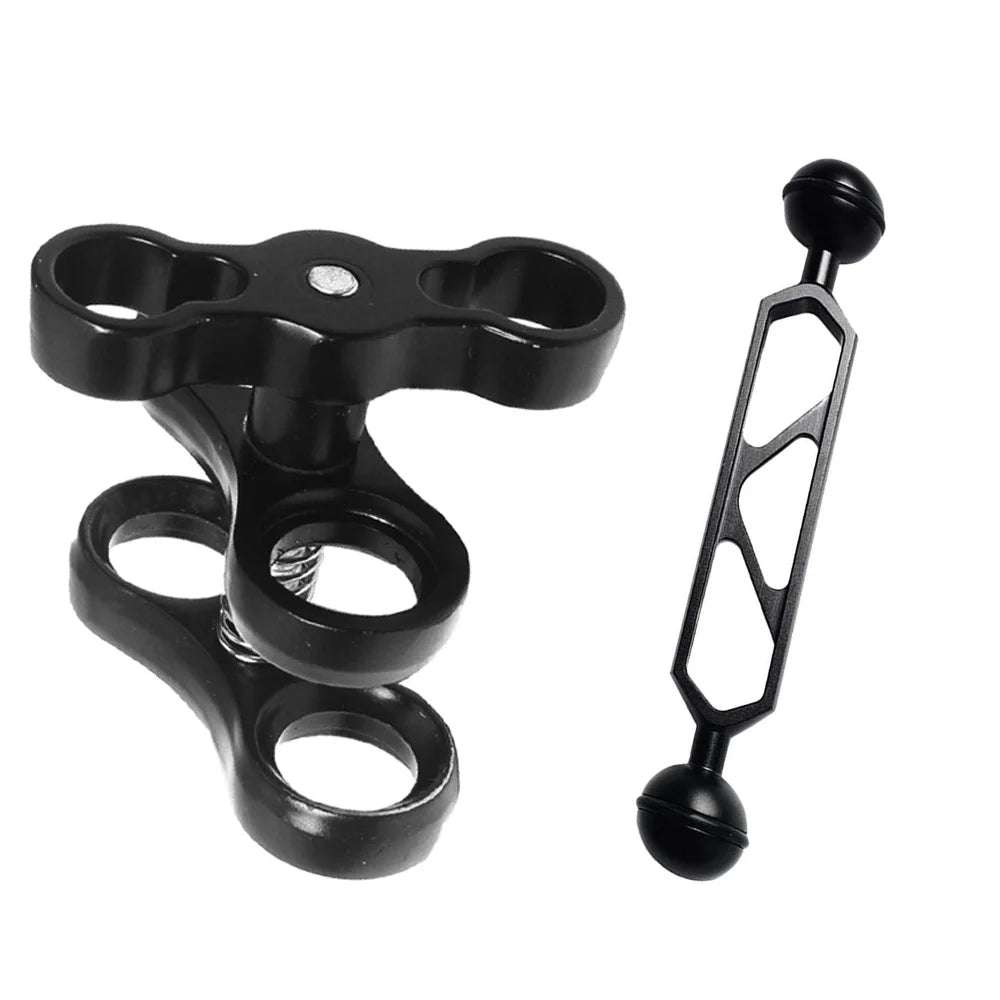 Scuba Diving Light Butterfly Clip Arm Extension Ball Joint