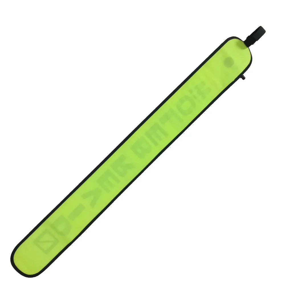 110cm Scuba Diving Surface Marker Buoy SMB Signal Tube Safety Sausage SMB Gear for Underwater Spearfishing Snorkeling Diver