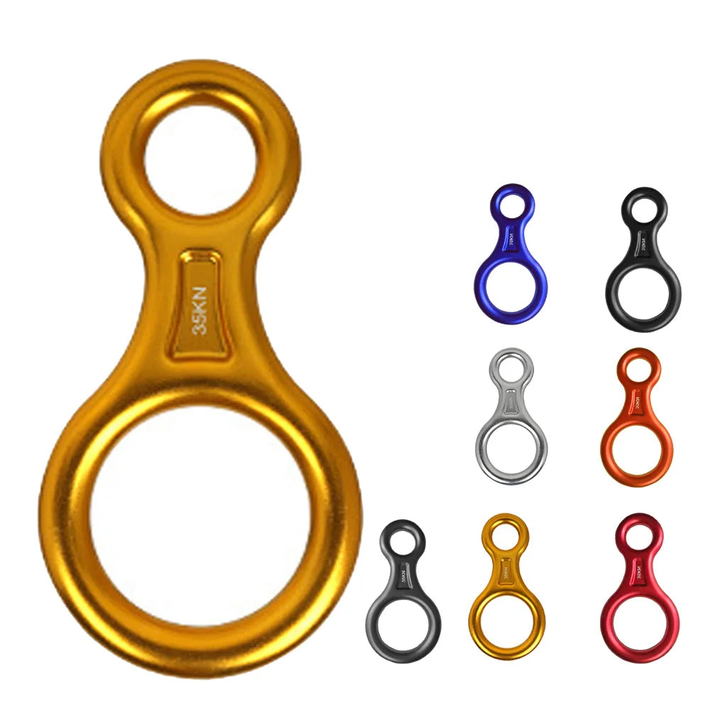 35KN Aluminum Alloy Rock Climbing 8 Word