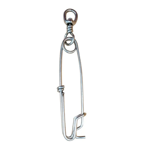 Clip giratorio de acero inoxidable para pesca submarina