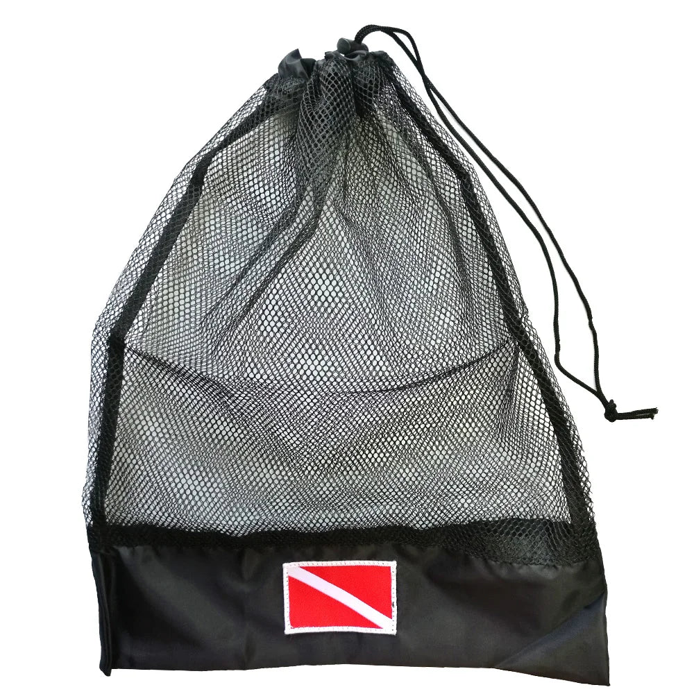 Scuba Diving Drawstring Mesh Bag