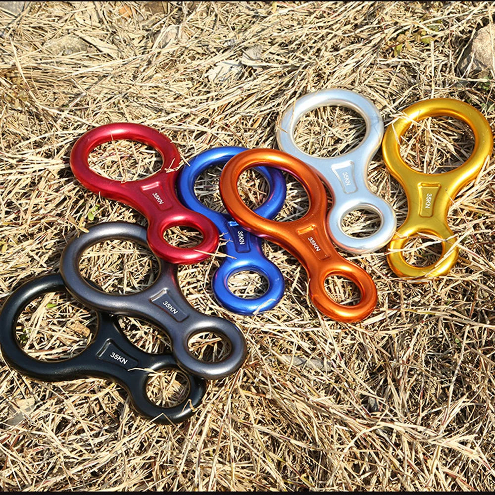 35KN Aluminum Alloy Rock Climbing 8 Word
