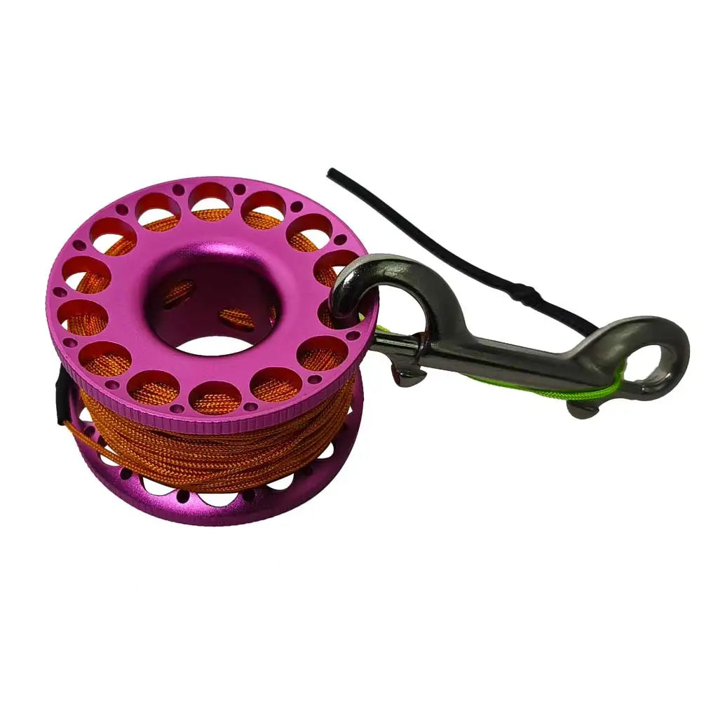 30M Aluminum Alloy Scuba Diving Spool Finger Reel