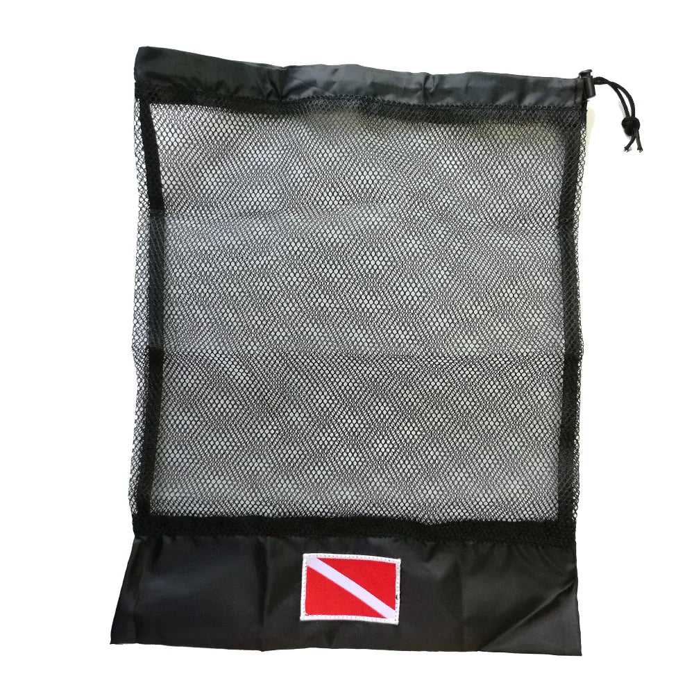 Scuba Diving Drawstring Mesh Bag