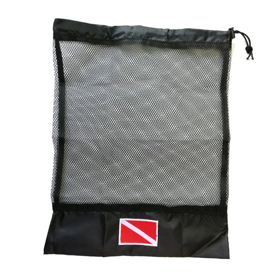 Bolsa de malla con cordón para buceo