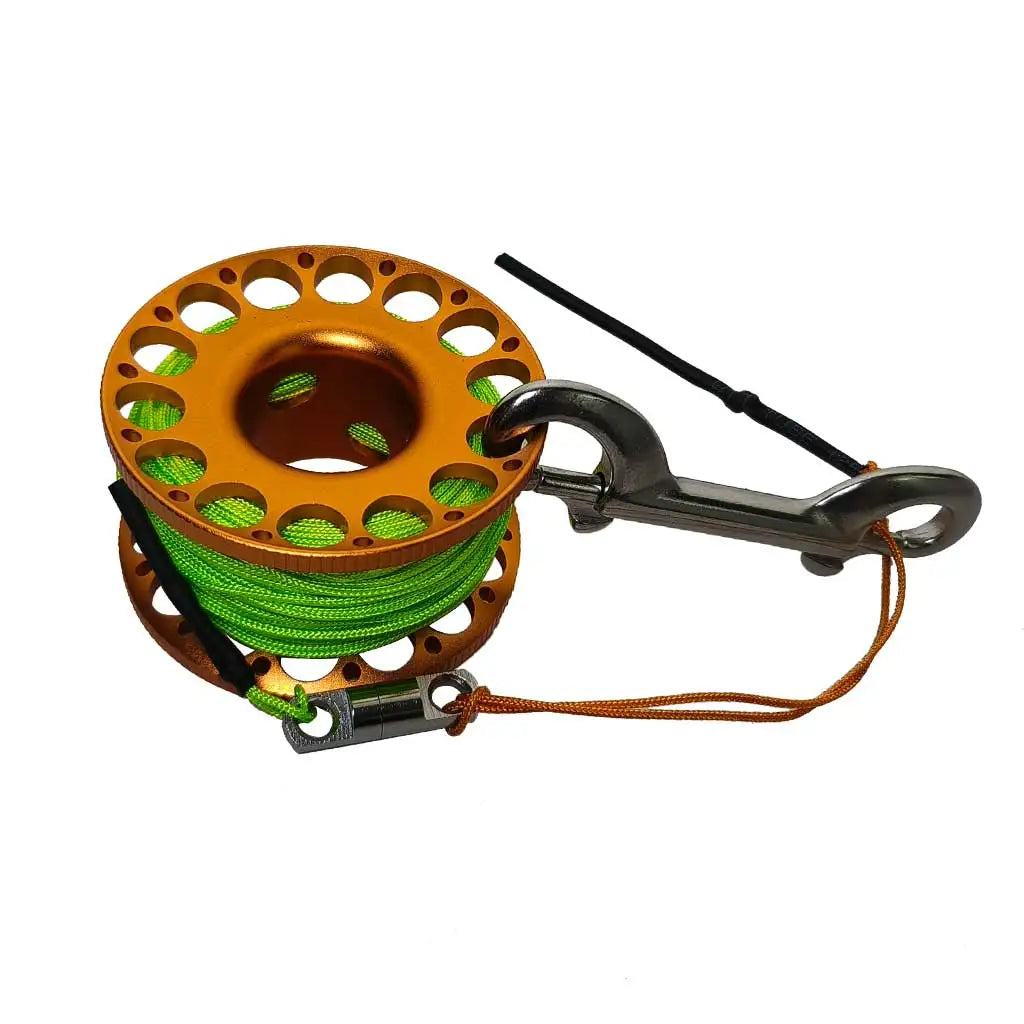 30M Aluminum Alloy Scuba Diving Spool Finger Reel